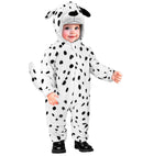 Dalmatian Plush Velvet  Hooded Jumpsuit 