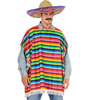 Mexican  Poncho, Sombrero 