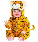 Tiger Plush Velvet  Hooded Jumpsuit 