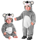 Koala Plush Velvet  Hooded Jumpsuit 