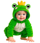Frog Plush Velvet  Hooded Jumpsuit 