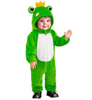 Frog Plush Velvet  Hooded Jumpsuit 