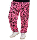 80'S Baggy Pants - Pink Zebra