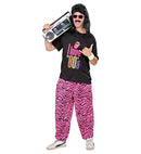 80'S Baggy Pants - Pink Zebra
