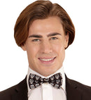 Adjustable Satin Dia De Los Muertos Bow Tie