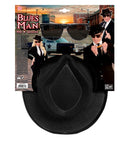 Blues Man  Hat, Glasses 