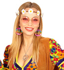 Hippie  Flower Headband, Earrings, Glasses 