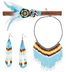 Indian  Headband, Earrings, Necklace 