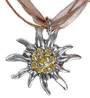 Strass Edelweiss Necklace