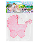 Pink Baby Stroller Garland 2,75 M