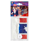 U.S.A. Pleated Garland 3 M - Flame Retardant