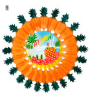 Pineapple Aloha Paper Fan 60 Cm