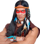 Indian  Headband With Feathers, Earrings, Choker, Bracelet 