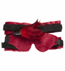 Bondage Set  Wrist & Ankle Cuffs, Blindfold, Feathers 