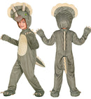 Triceratops  Jumpsuit, Hooded Mask 