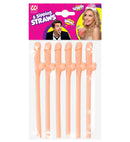 Set Of 6 Willy Sipping Straws