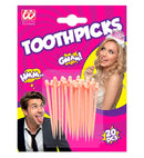 Set Of 20 Willy Toothpicks