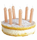 Set Of 6 Willy Party Candles
