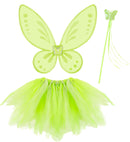 Green Magic Fairy  Tutu, Wings, Magic Wand 