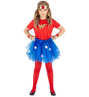 Wonder Girl  T-Shirt, Tutu, Headpiece, Cuffs 