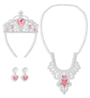 Princess Jewelry Set  Tiara, Necklace, Earrings 