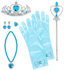 Princess Set  Tiara, Gloves, Necklace, Earrings, Ring, Magic Wand 