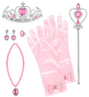 Princess Set  Tiara, Gloves, Necklace, Earrings, Ring, Magic Wand 