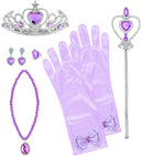 Princess Set  Tiara, Gloves, Necklace, Earrings, Ring, Magic Wand 