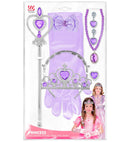 Princess Set  Tiara, Gloves, Necklace, Earrings, Ring, Magic Wand 
