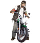 Outlaw Biker Half Face Mask
