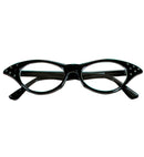 Black 50S Glasses With Strass