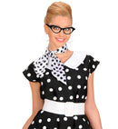 Black 50S Glasses With Strass