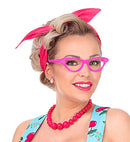 Pink 50S Glasses With Strass