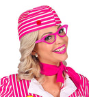 Pink 50S Glasses With Strass