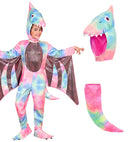 Pterodactyl  Jumpsuit, Hooded Mask 