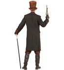 Steampunk Man  Coat With Vest, Hat 