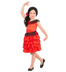 Senorita  Dress, Flower Hair Tie 