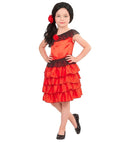 Senorita  Dress, Flower Hair Tie 