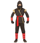 Ninja  Hooded Coat, Pants, Belt, Face Mask, Armbands, Shincovers 