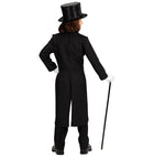 Children'S Black Tailcoat With Satin Collar
