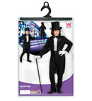 Children'S Black Tailcoat With Satin Collar