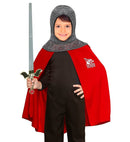 Medieval Knight  Cape, Hood  - 56 Cm