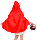 Red Capelet  Hooded Capelet  - 80 Cm