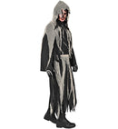 “Chained Reaper”  Hooded Robe With Gauze & Chain, Belt 