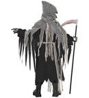 Chained Reaper  Robe With Chain, Gauzed Collar, Hood And Belt 