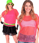 Neon Pink Net T-Shirt