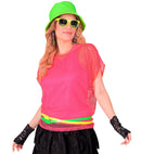 Neon Pink Net T-Shirt