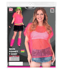 Neon Pink Net T-Shirt