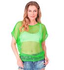 Neon Green Net T-Shirt