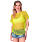 Neon Yellow Net T-Shirt